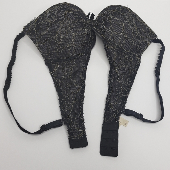 Aerie Black Lace Bra 34C Underwire - Picture 2 of 6